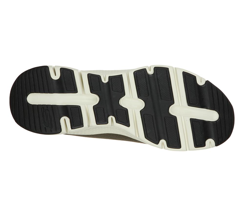 Men Skechers Arch Fit Lace Up Olive  USA |  5804-BQRGZ