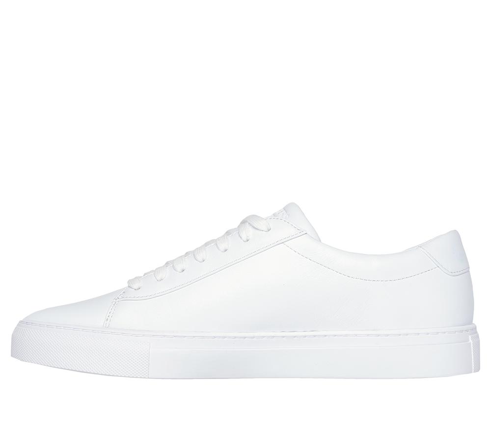 Men Skechers Arch Fit Legend - Drezo Lace Up White  USA |  3406-BSZUL