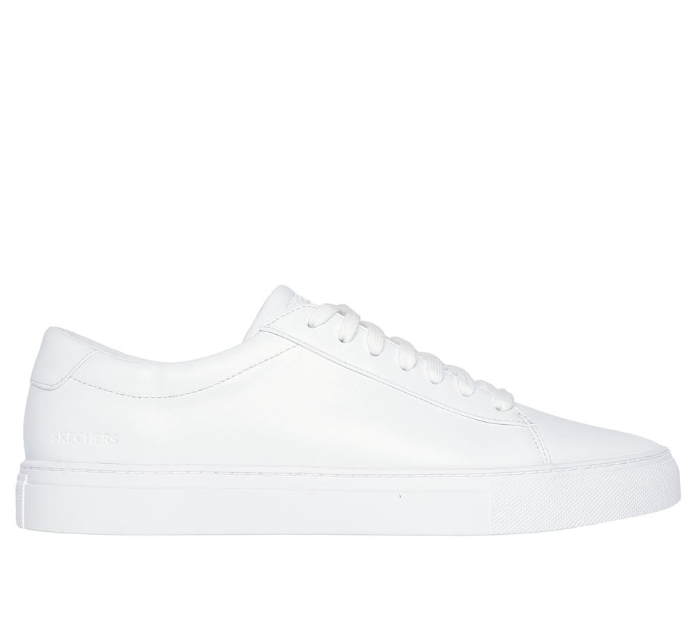 Men Skechers Arch Fit Legend - Drezo Smart Shoes White  USA |  4516-YHVCQ