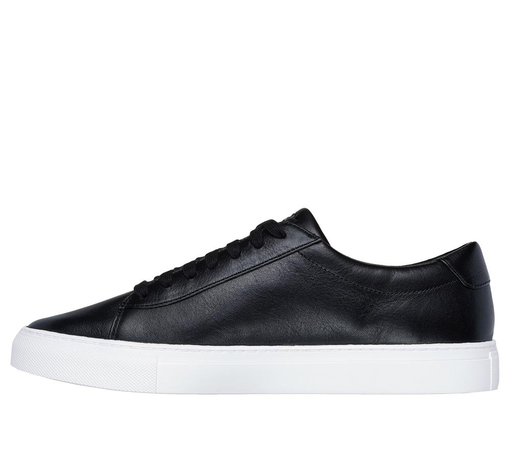 Men Skechers Arch Fit Legend - Drezo Smart Shoes Black / White  USA |  4876-RKOHI