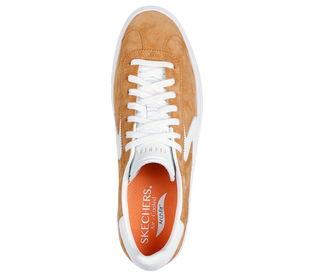 Men Skechers Arch Fit Legend - Hamor Lace Up Wheat Brown  USA |  0984-KQTWJ