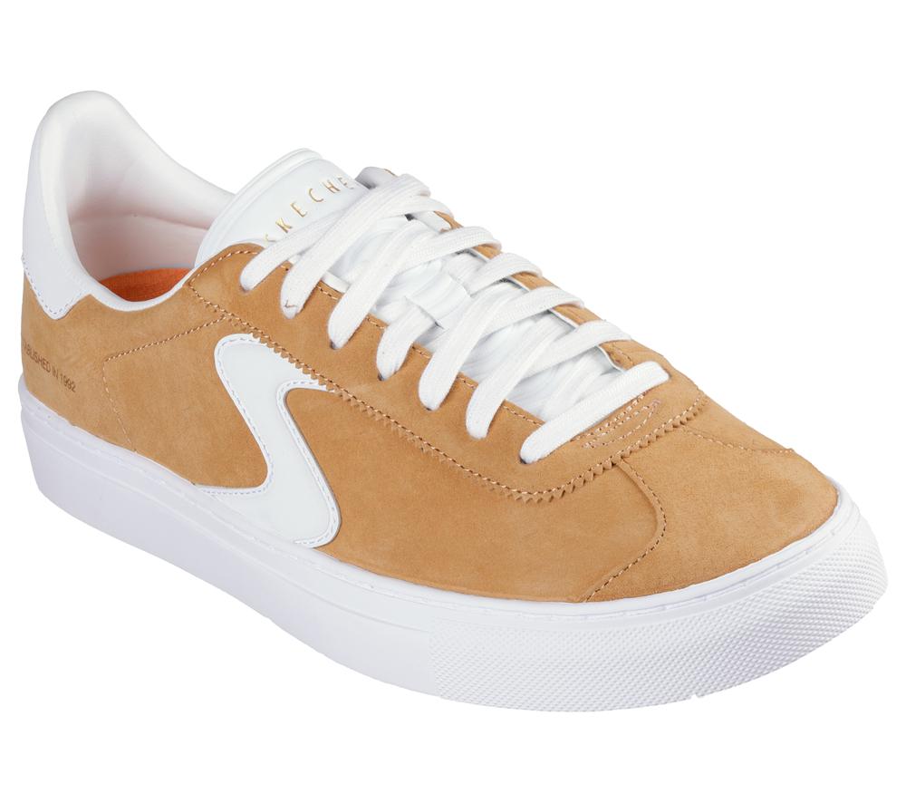 Men Skechers Arch Fit Legend - Hamor Lace Up Wheat Brown  USA |  0984-KQTWJ