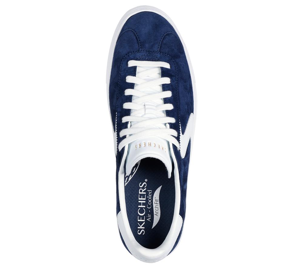 Men Skechers Arch Fit Legend - Hamor Sneakers Navy  USA |  0172-UFQNX