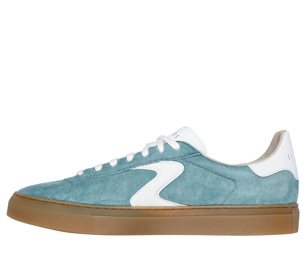 Men Skechers Arch Fit Legend - Romah Lace Up Seafoam Turquoise  USA |  3687-IWHNU
