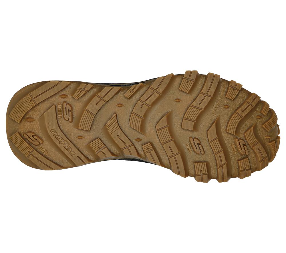 Men Skechers Arch Fit Trail Air Lace Up Black  USA |  2713-EMCRT