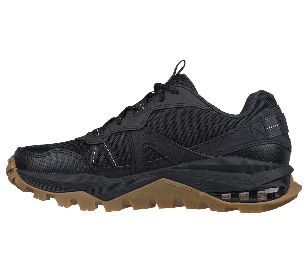 Men Skechers Arch Fit Trail Air Lace Up Black  USA |  2713-EMCRT