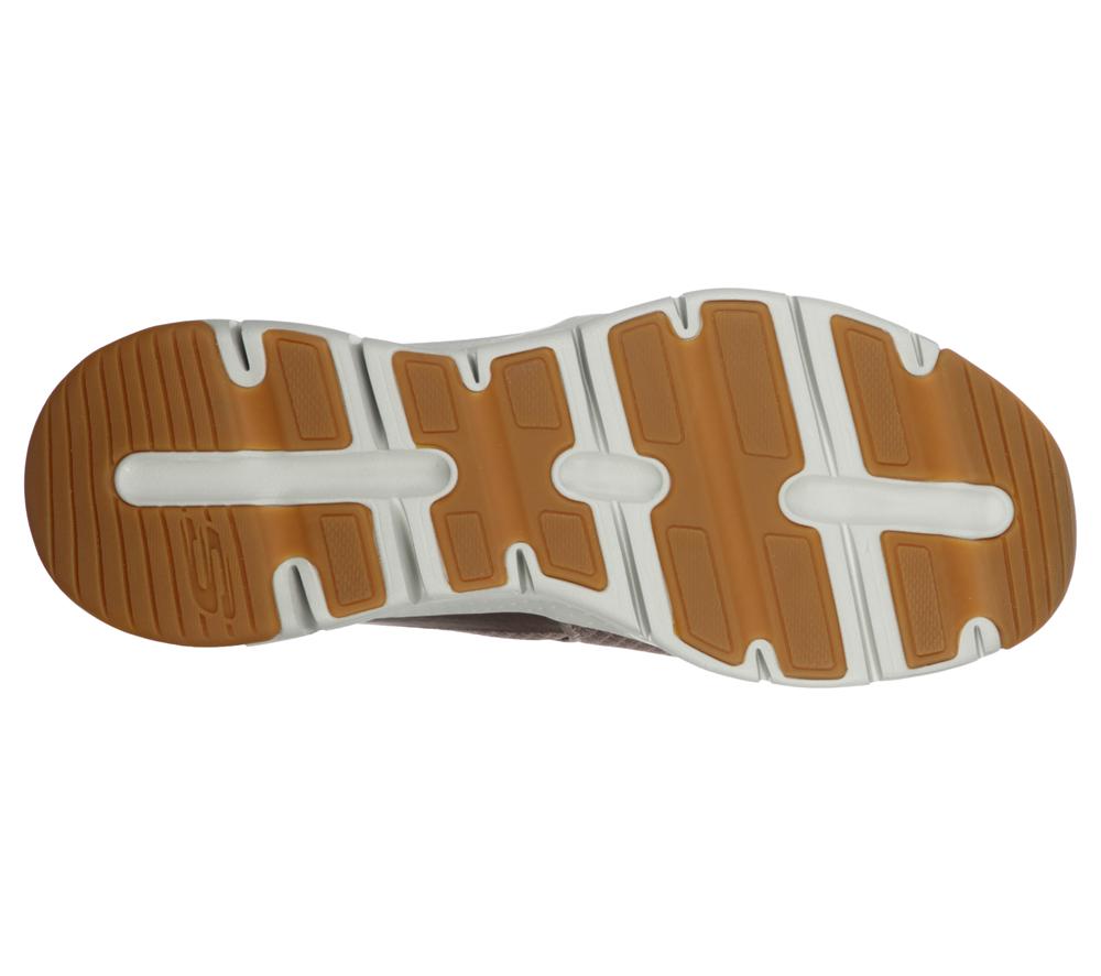 Men Skechers Arch Fit - Banlin Slip On Shoes Taupe Brown  USA |  9253-HUAMR