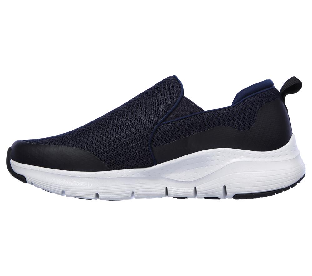 Men Skechers Arch Fit - Banlin Slip On Shoes Navy  USA |  8792-RQCHV