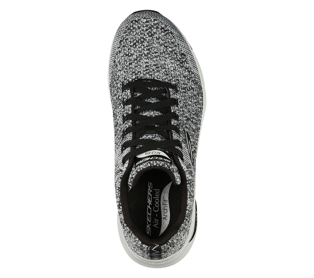 Men Skechers Arch Fit - Paradyme Lace Up White / Black  USA |  5209-FHMYZ