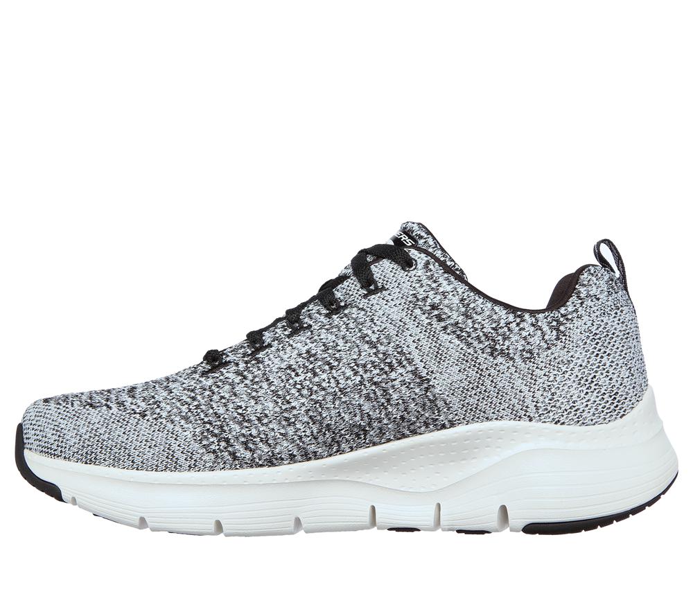 Men Skechers Arch Fit - Paradyme Lace Up White / Black  USA |  5209-FHMYZ