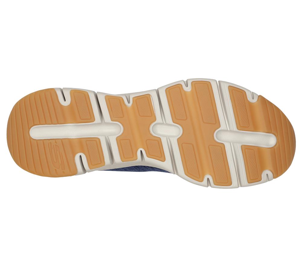 Men Skechers Arch Fit - Waveport Sneakers Navy  USA |  0792-QXIGZ