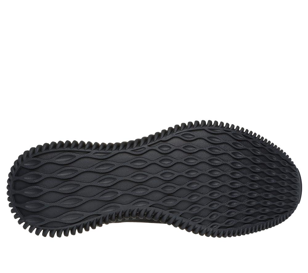Men Skechers BOBS Sport Geo - City Dapper Slip On Shoes Black  USA |  7356-GMSBH