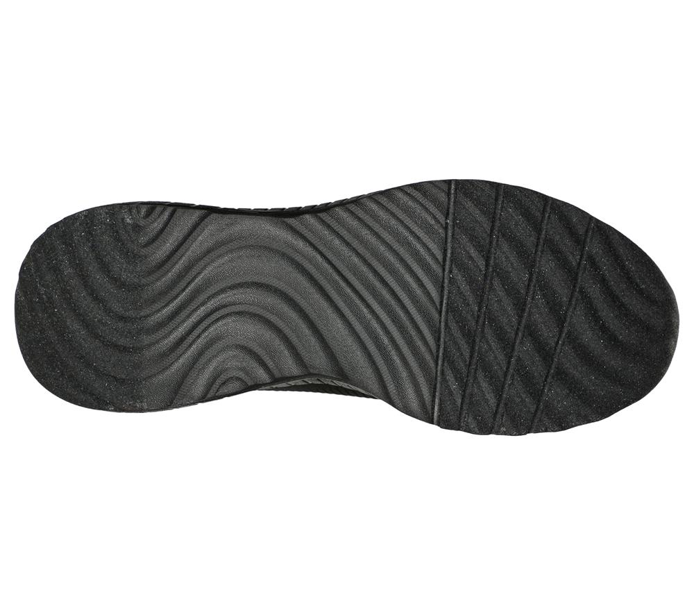 Men Skechers BOBS Sport Squad Chaos - Prism Bold Sneakers Black  USA |  4256-DYOZX