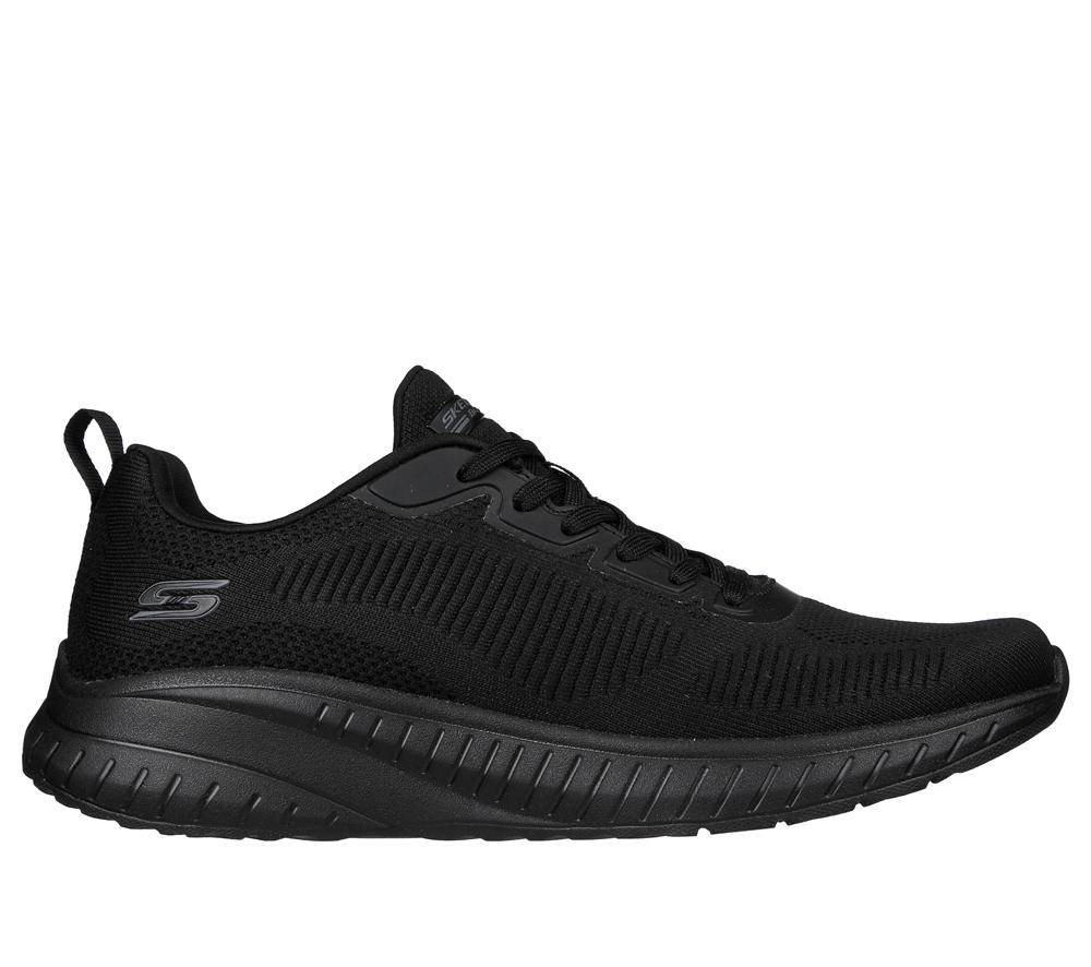 Men Skechers BOBS Sport Squad Chaos - Prism Bold Sneakers Black  USA |  4256-DYOZX