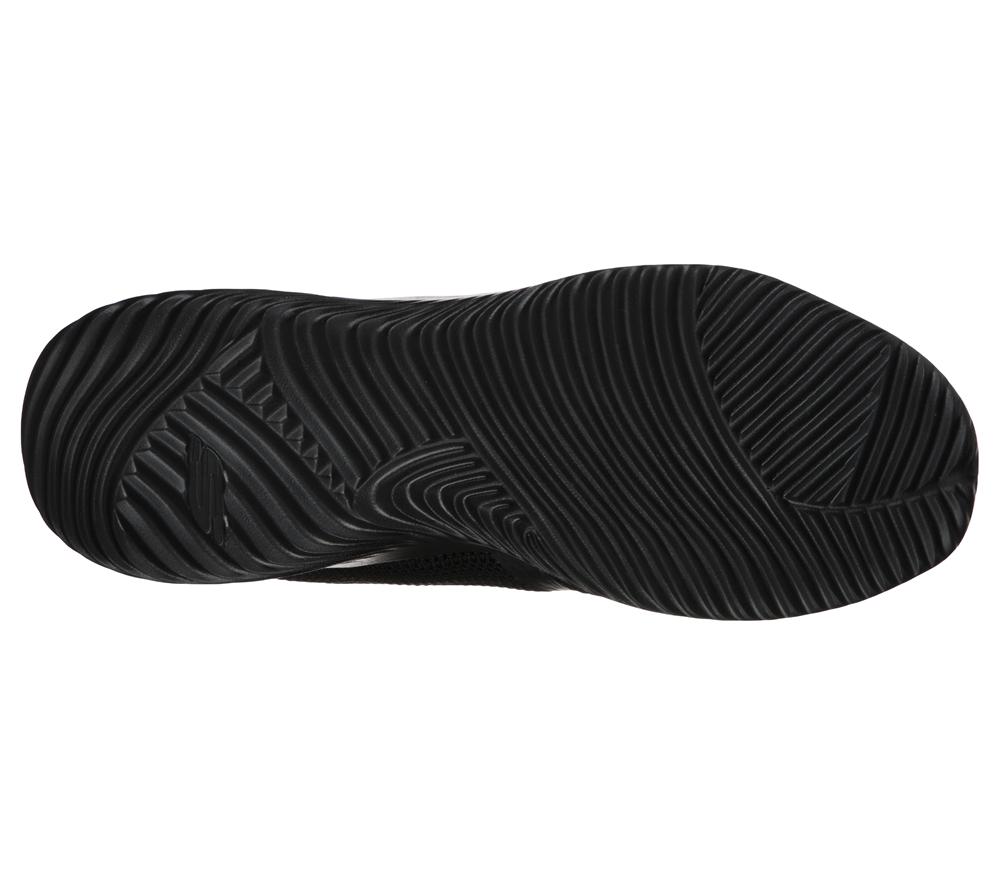 Men Skechers Bounder Slip On Shoes Black  USA |  7936-XSOTR