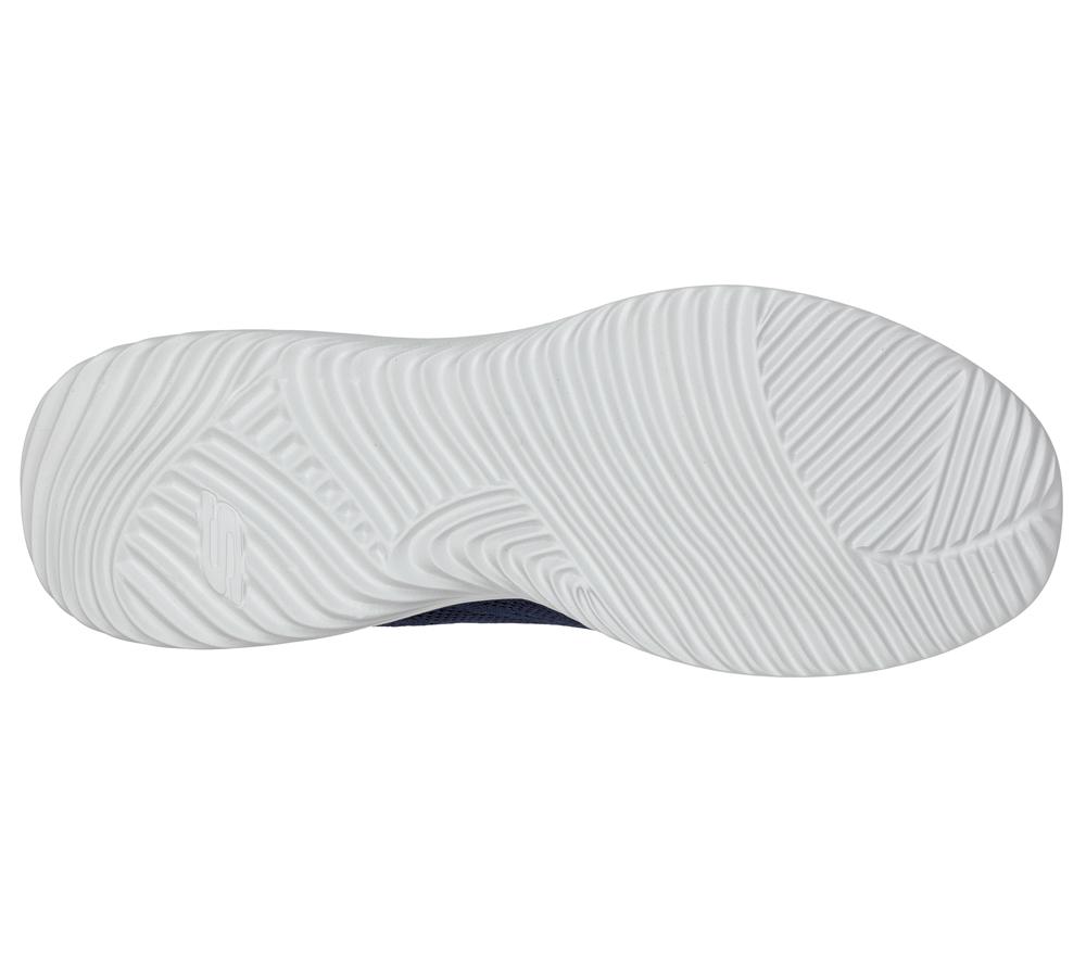 Men Skechers Bounder - Intread Slip On Shoes Navy  USA |  6930-BQKYF