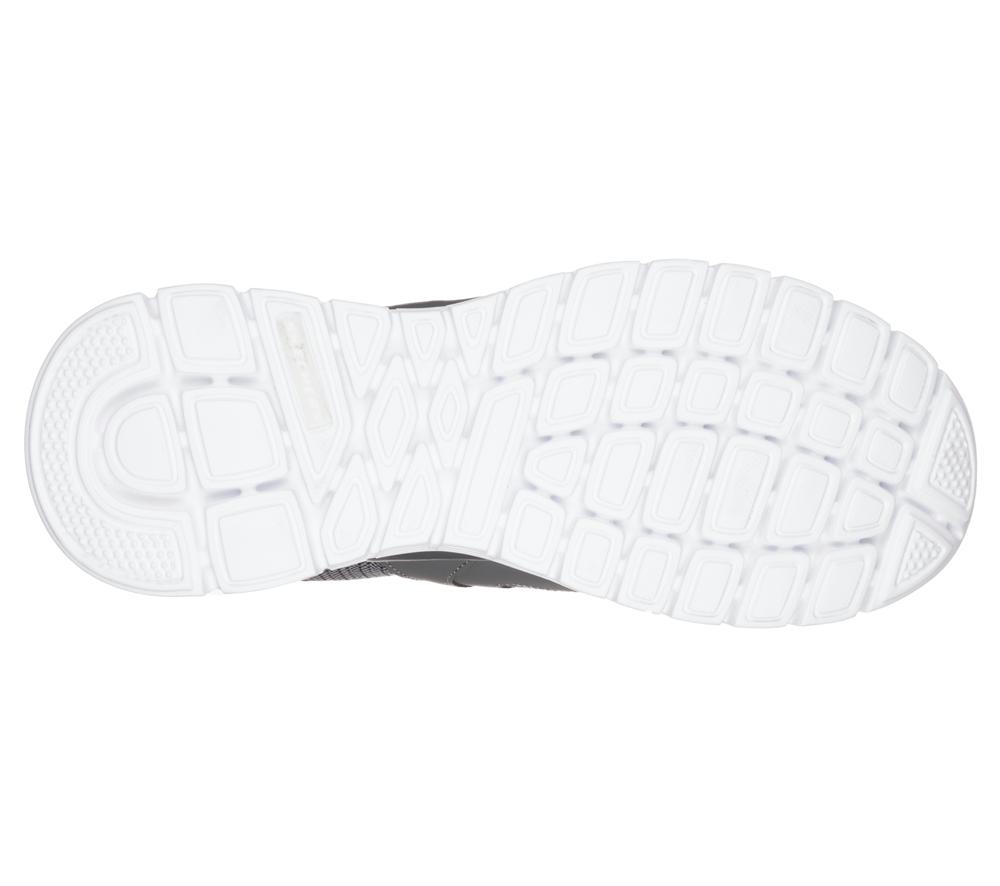 Men Skechers Burns - Agoura Lace Up Charcoal  USA |  5481-HPONL