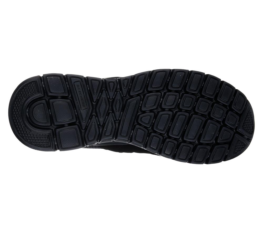 Men Skechers Burns - Agoura Sneakers Black  USA |  9601-BZGOQ