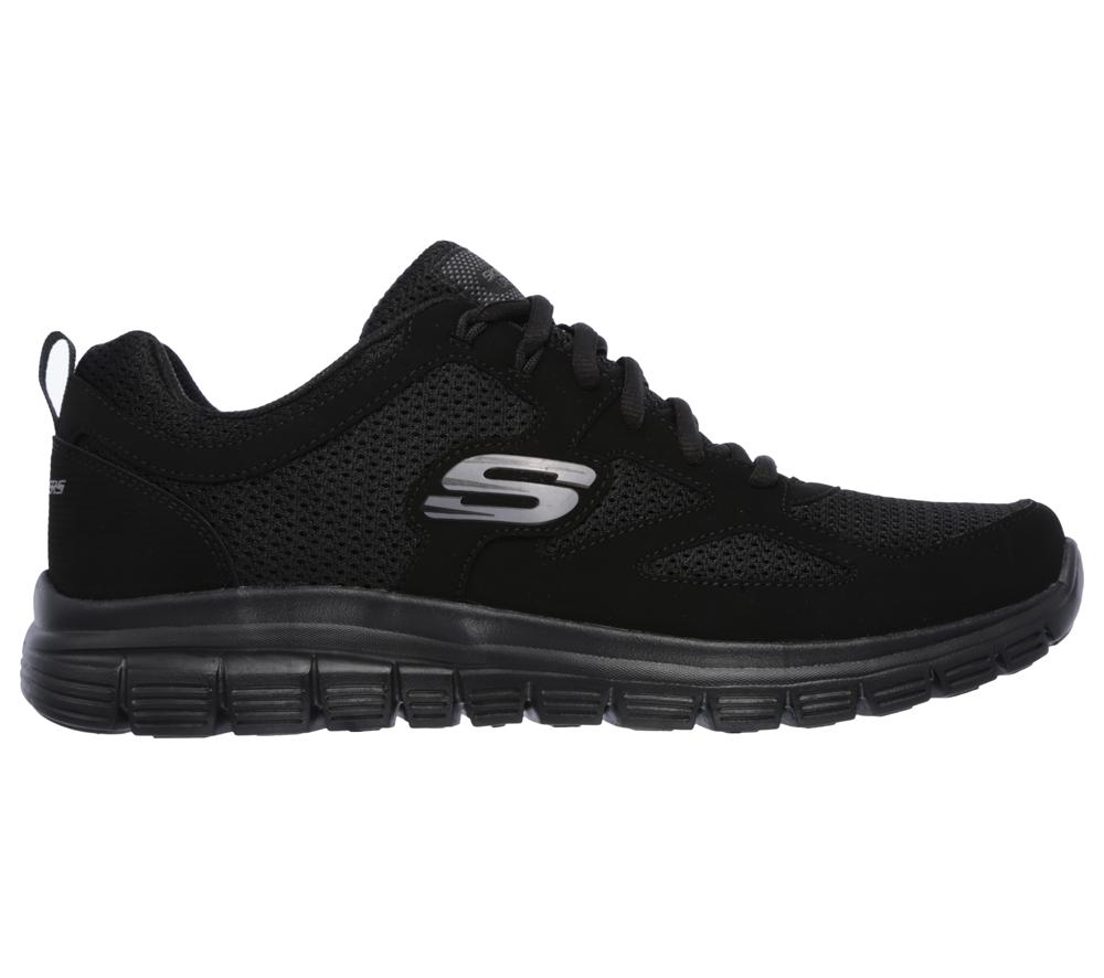 Men Skechers Burns - Agoura Sneakers Black  USA |  9601-BZGOQ