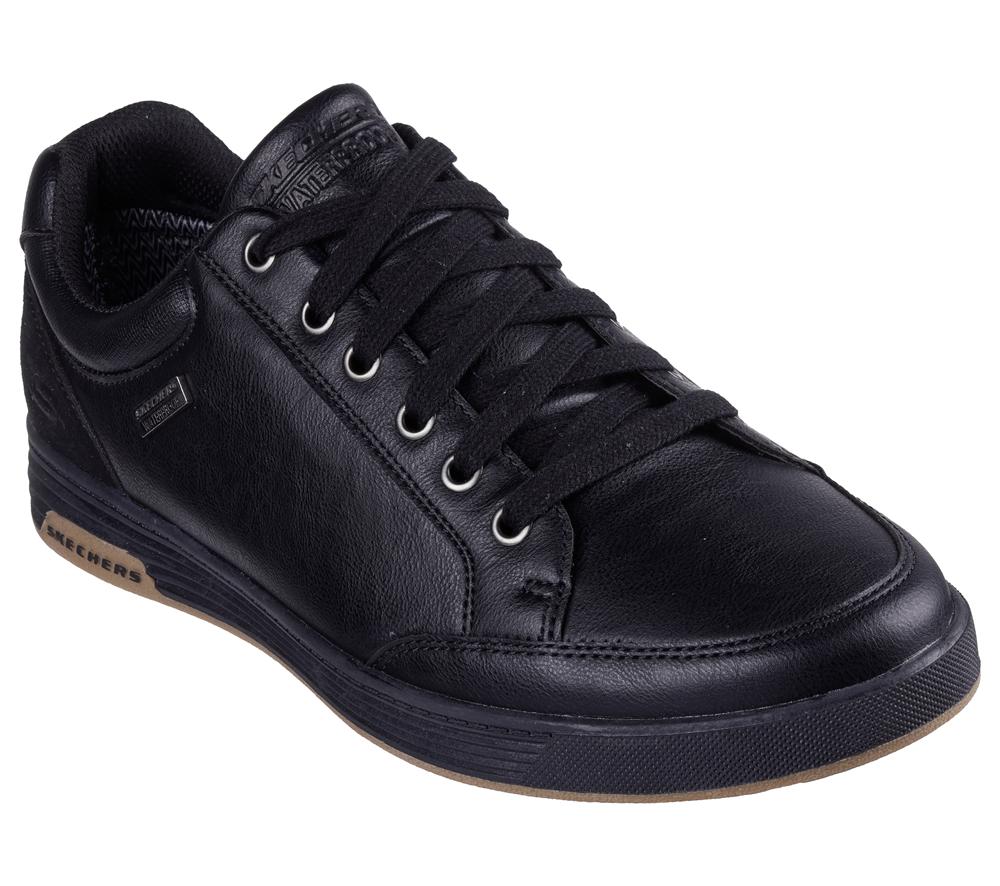 Men Skechers Cavell - Sparkman Lace Up Black  USA |  7284-JOKDE