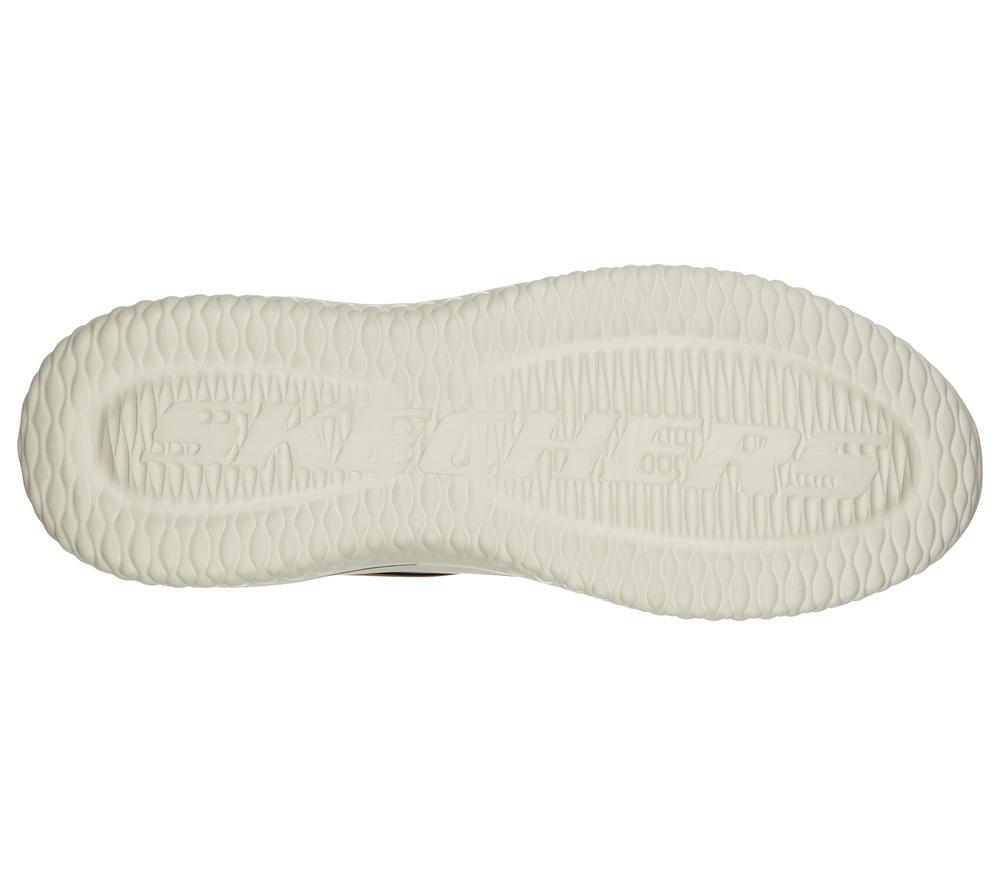 Men Skechers Delson 3.0 - Cicada Slip On Shoes Khaki  USA |  1479-BCOKH
