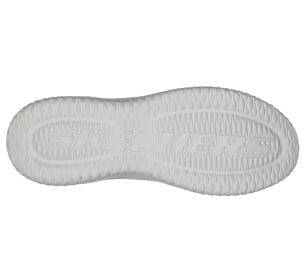 Men Skechers Delson 3.0 - Cicada Slip On Shoes Grey / Black  USA |  3408-POXFQ