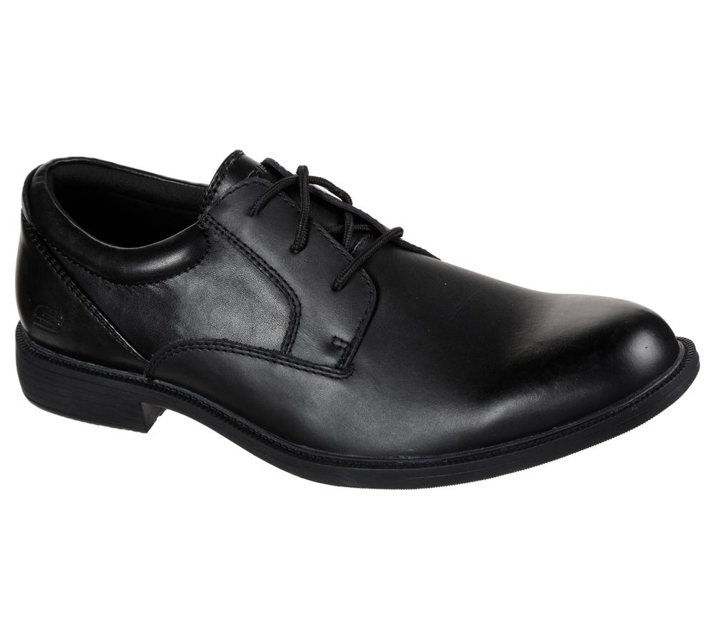Men Skechers Dreston - Rasmiss Lace Up Black  USA |  5870-YKBIO