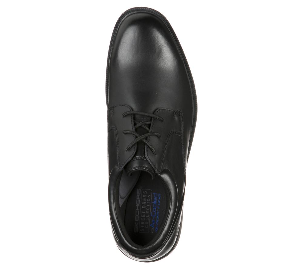 Men Skechers Dreston - Rasmiss Smart Shoes Black  USA |  1850-THZWF
