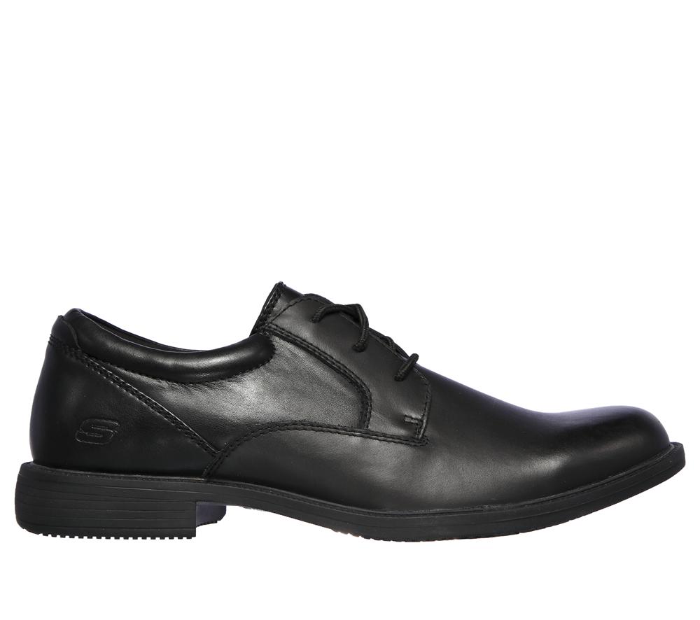 Men Skechers Dreston - Rasmiss Smart Shoes Black  USA |  1850-THZWF