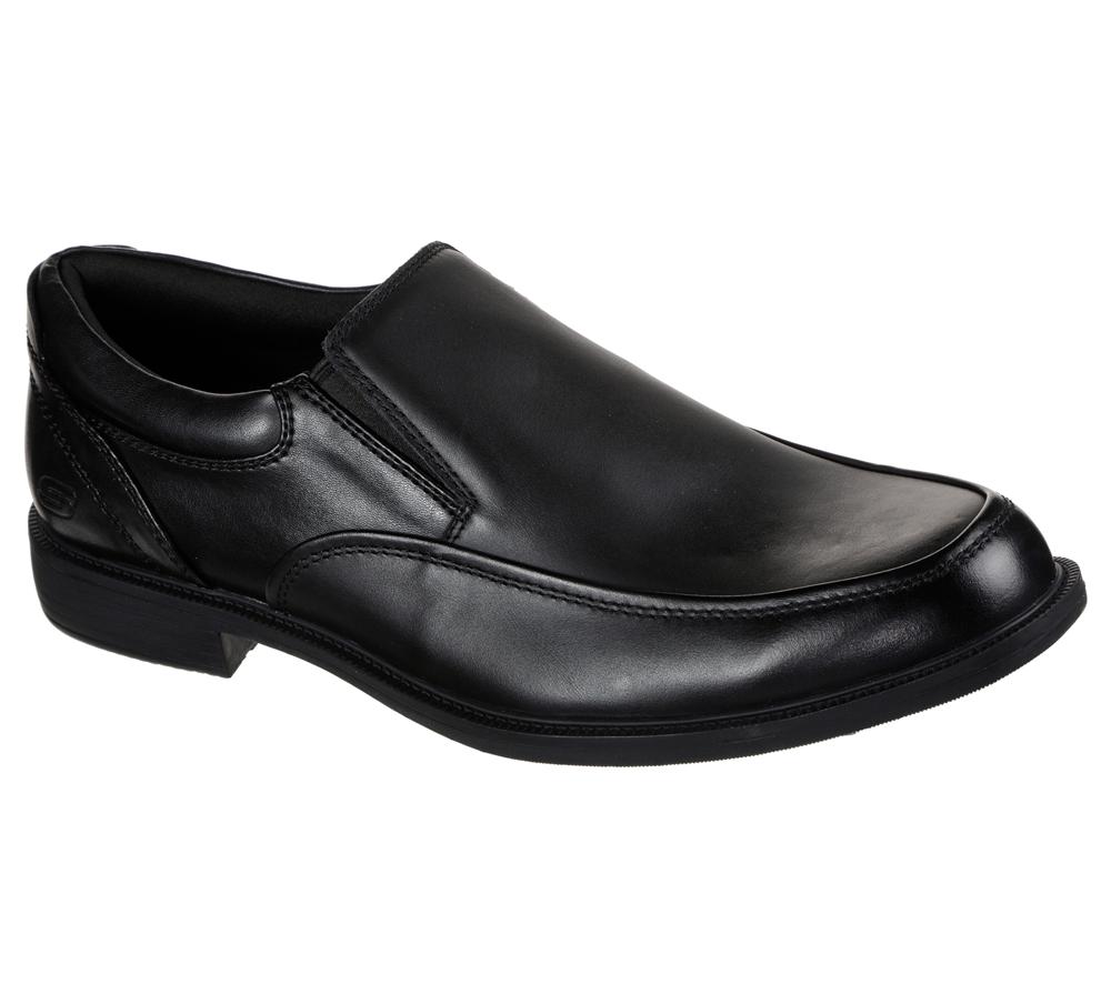 Men Skechers Dreston - Ratlon Smart Shoes Black  USA |  4268-WDJVC