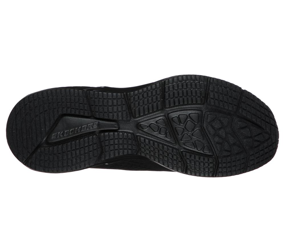 Men Skechers Dyna-Air Lace Up Black  USA |  6048-ACIKN