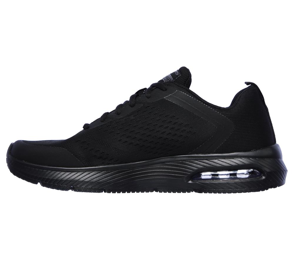 Men Skechers Dyna-Air Lace Up Black  USA |  6048-ACIKN