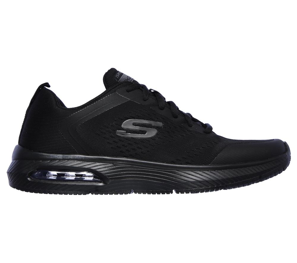 Men Skechers Dyna-Air Lace Up Black  USA |  6048-ACIKN