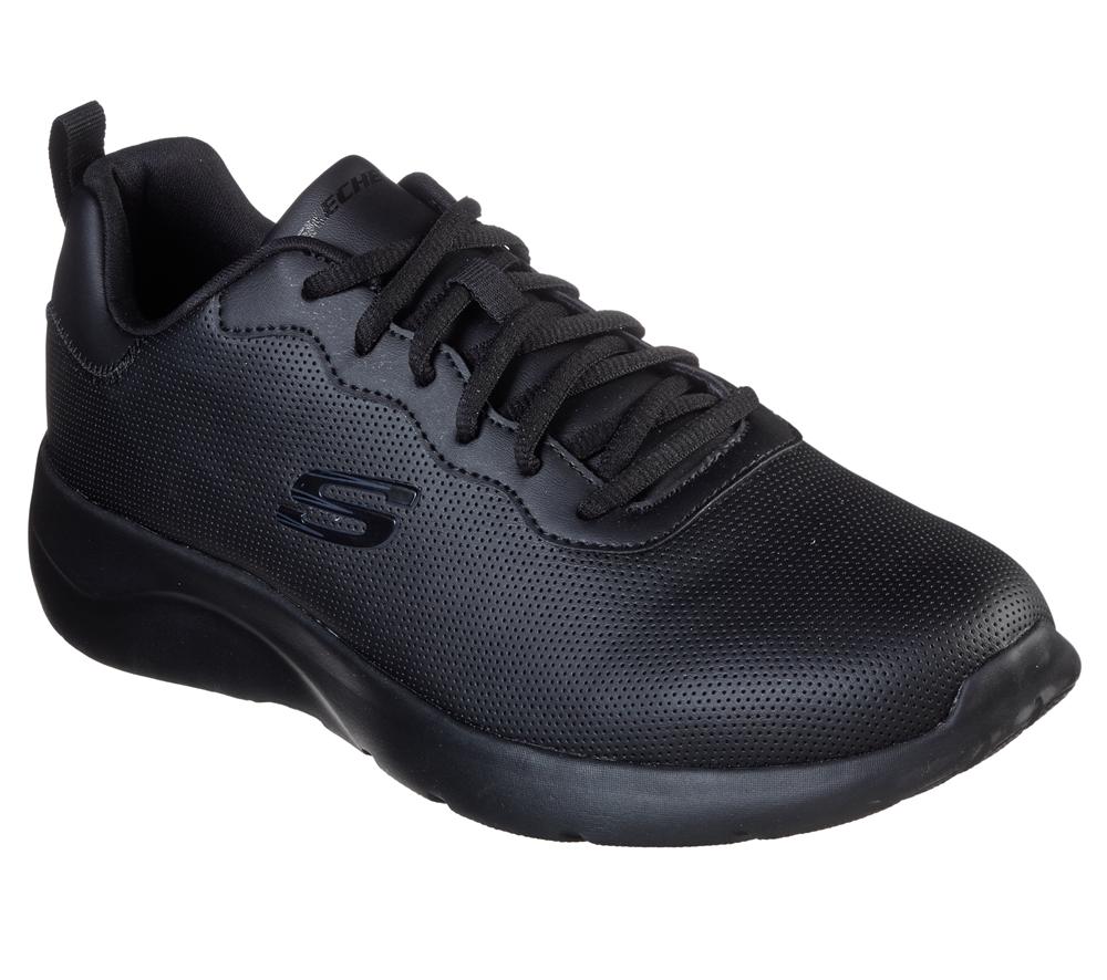Men Skechers Dynamight 2.0 - Eazy Vibez Sneakers Black  USA |  4138-KXBRV