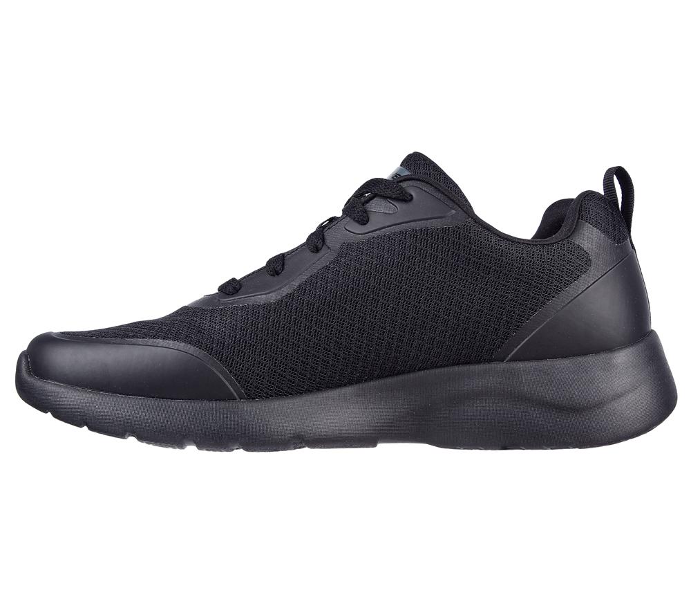 Men Skechers Dynamight 2.0 - Full Pace Lace Up Black  USA |  9827-UBKVZ