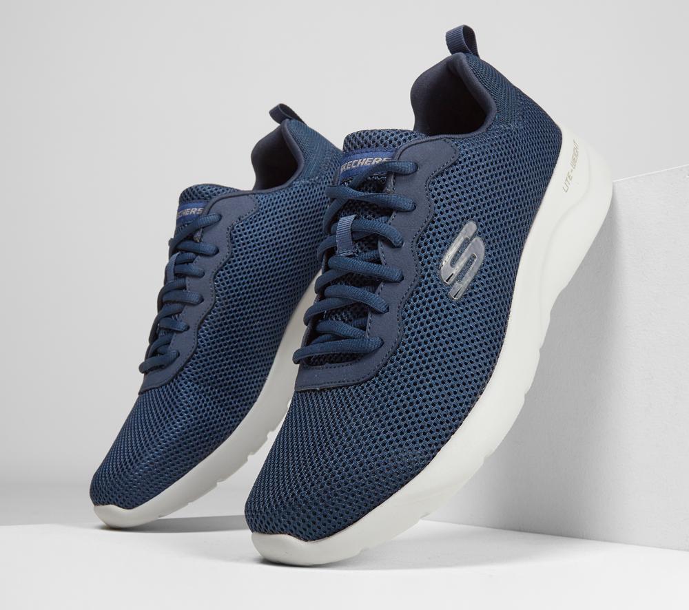 Men Skechers Dynamight 2.0 - Rayhill Lace Up Navy  USA |  0154-LPWMT