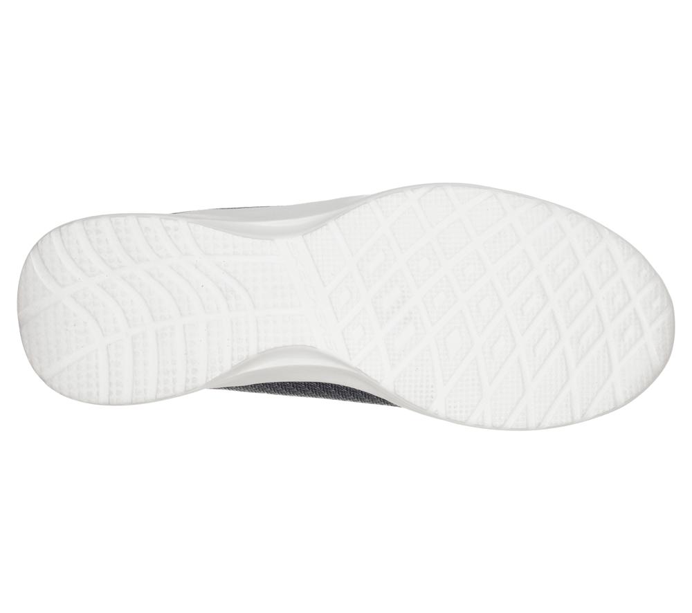 Men Skechers Dynamight Slip On Shoes Black  USA |  8692-OHKRD