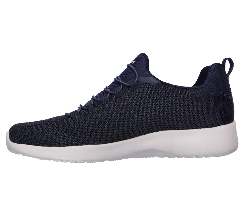 Men Skechers Dynamight Slip On Shoes Navy  USA |  6371-VOWTY
