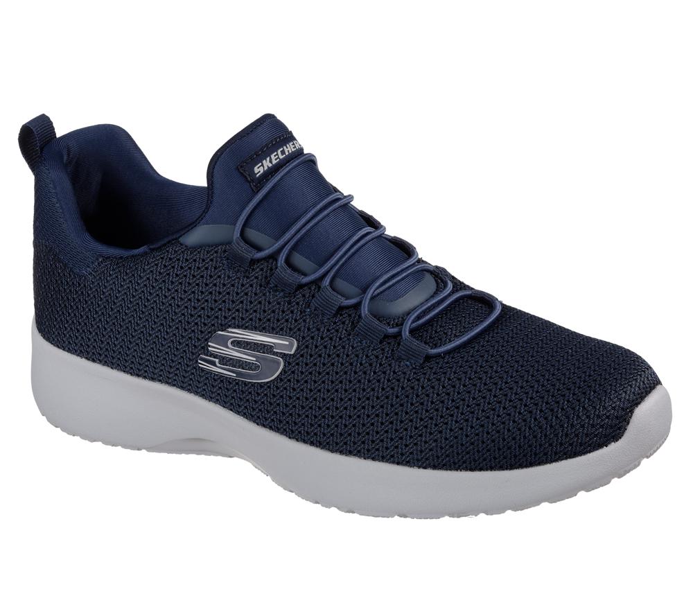 Men Skechers Dynamight Slip On Shoes Navy  USA |  6371-VOWTY