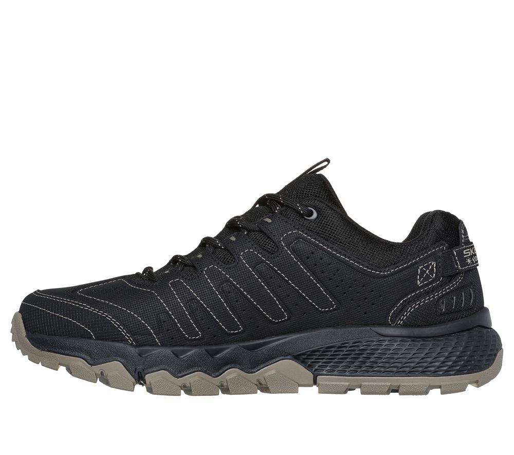 Men Skechers Dynamite AT Lace Up Black  USA |  8753-YNMOH