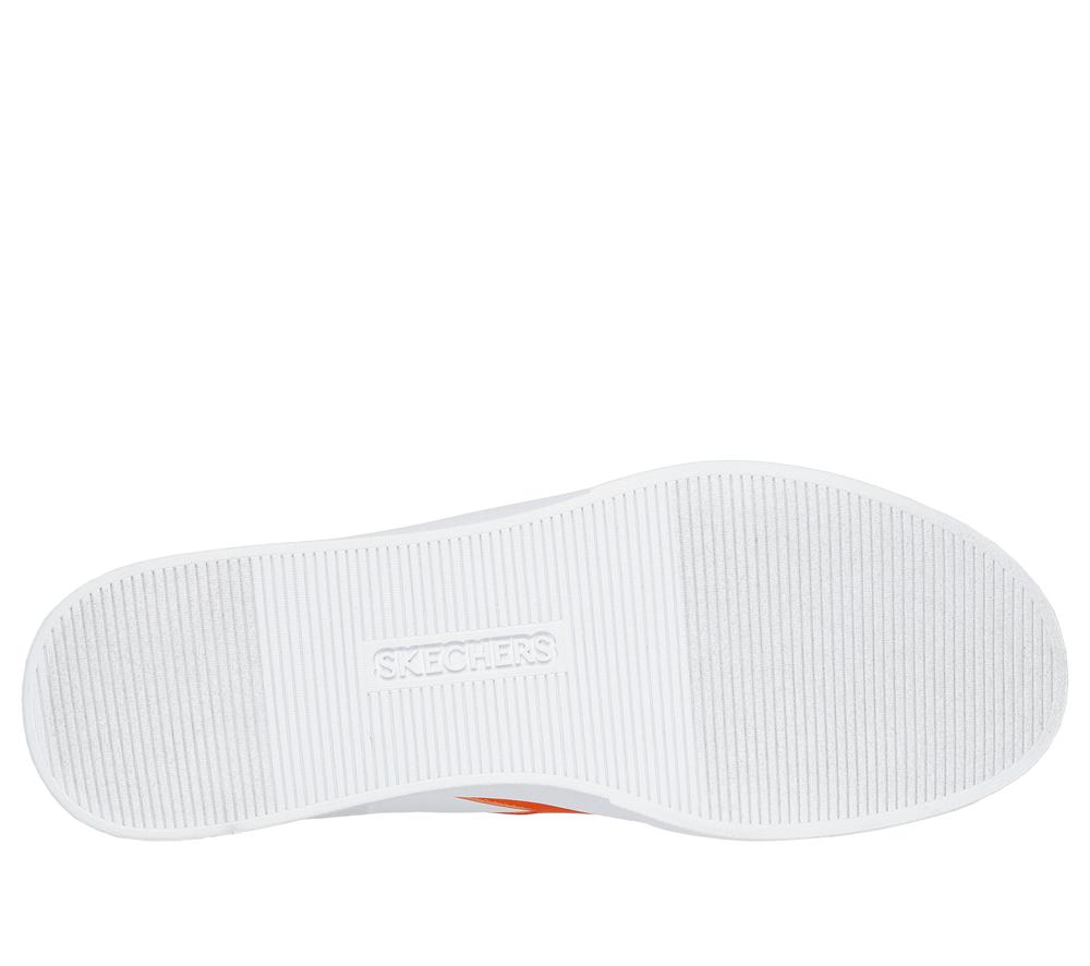Men Skechers Eden LX - Remembrance Lace Up White / Orange  USA |  8401-IZJVQ