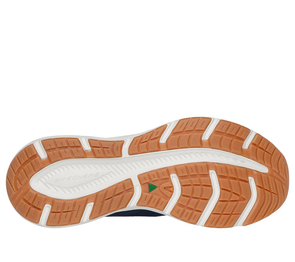 Men Skechers Edgeride - Rekze Slip On Shoes Navy / White  USA |  3642-WPYAS