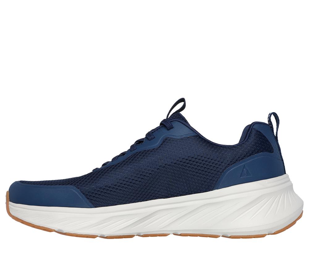 Men Skechers Edgeride - Rekze Slip On Shoes Navy / White  USA |  3642-WPYAS