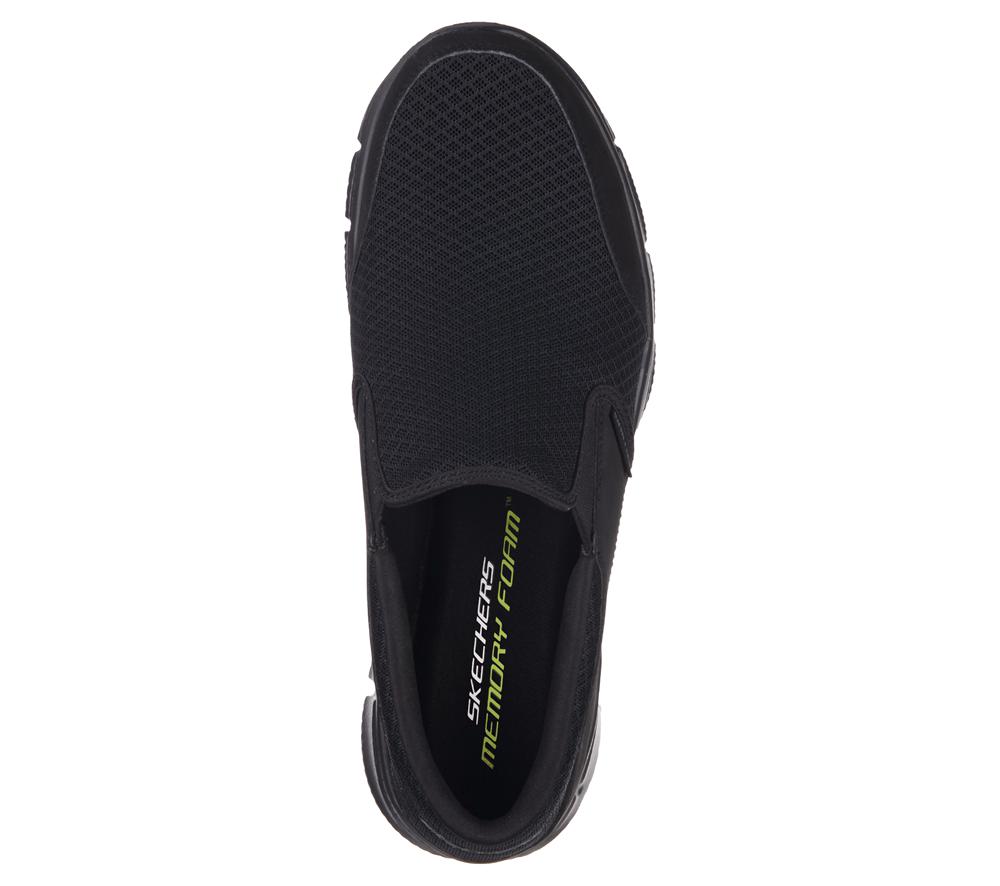 Men Skechers Equalizer - Persistent Sneakers Black  USA |  9736-RWBZA