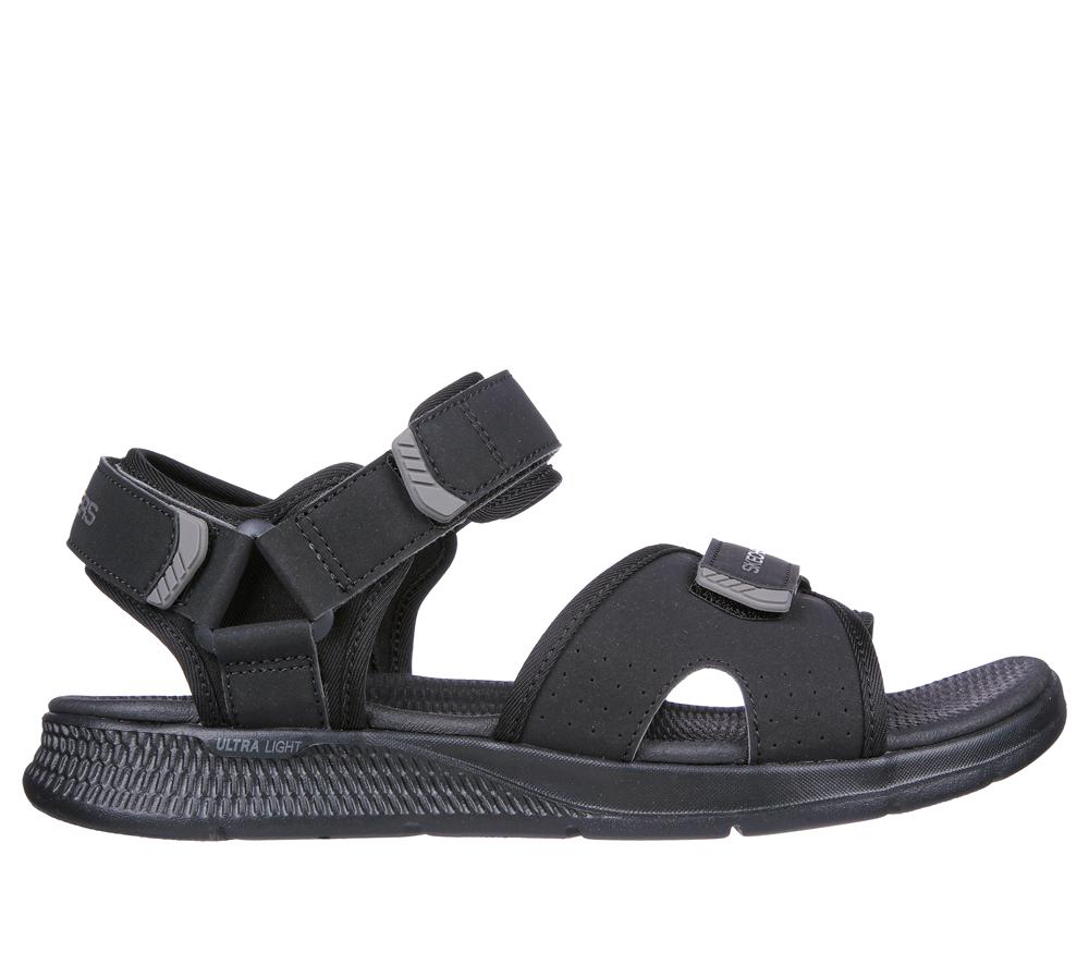 Men Skechers GO Consistent Sandal - Tributary Sandals Black  USA |  1297-VBFCO