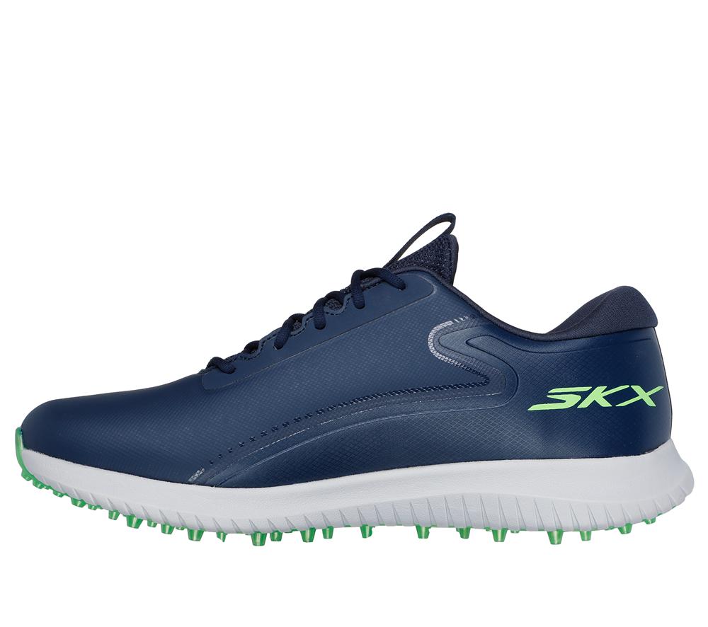 Men Skechers GO GOLF Max 3 Sneakers Navy / Lime  USA |  6428-VJYZN