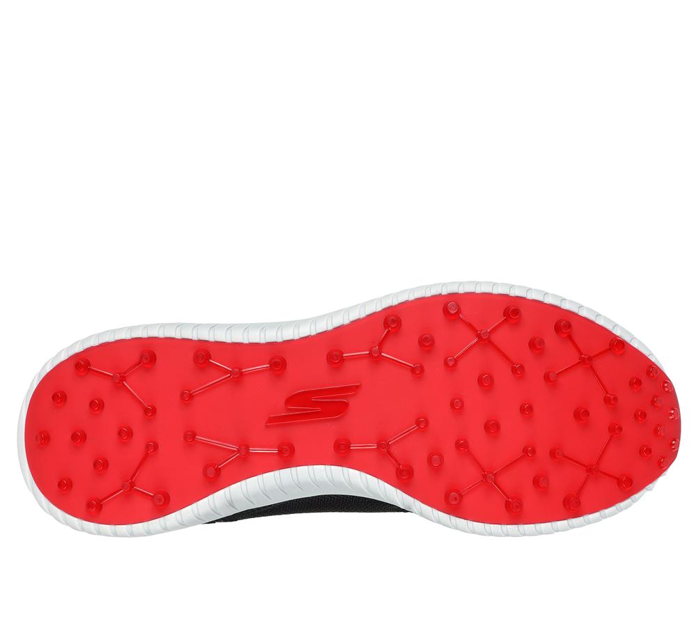 Men Skechers GO GOLF Max Fairway 4 Sneakers Black / Red  USA |  7325-URCHK