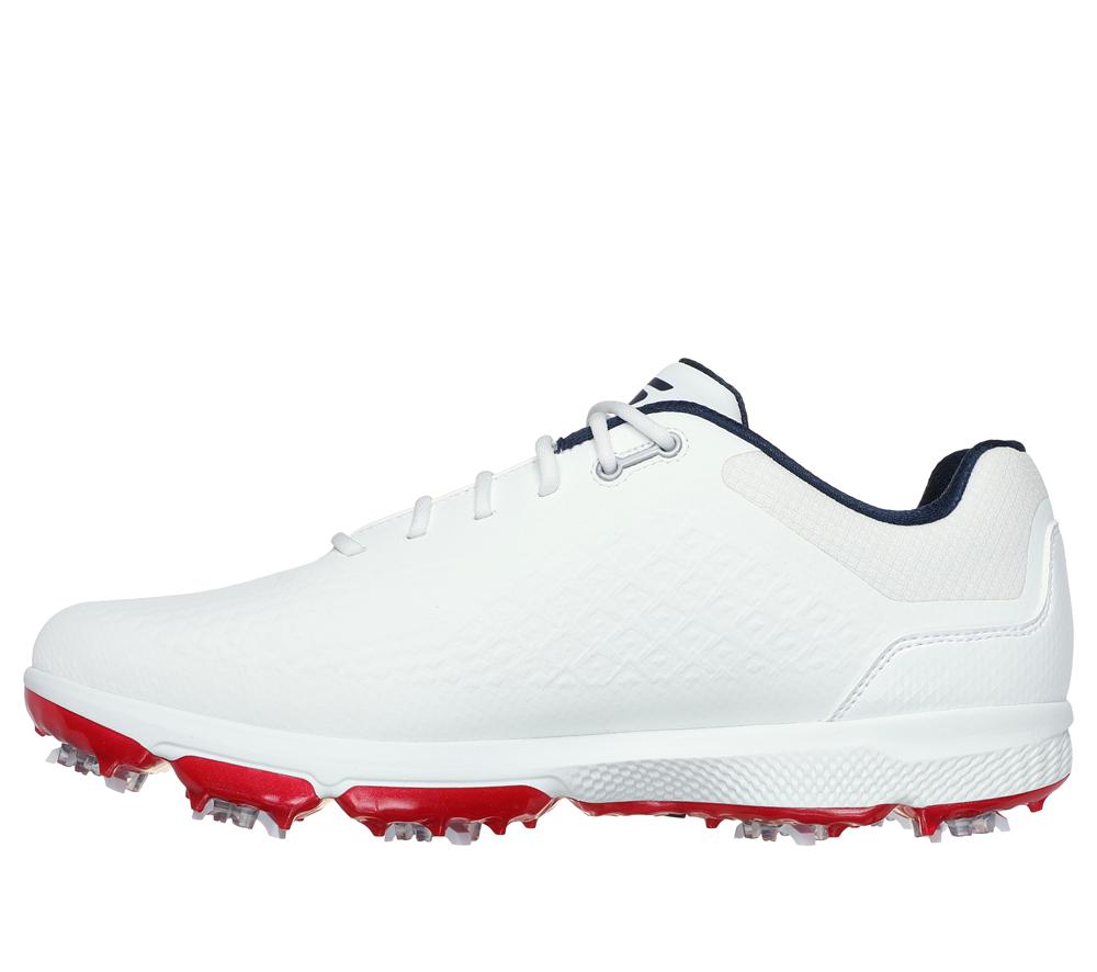 Men Skechers GO GOLF PRO 6 Sneakers White / Navy  USA |  5614-PFGJM