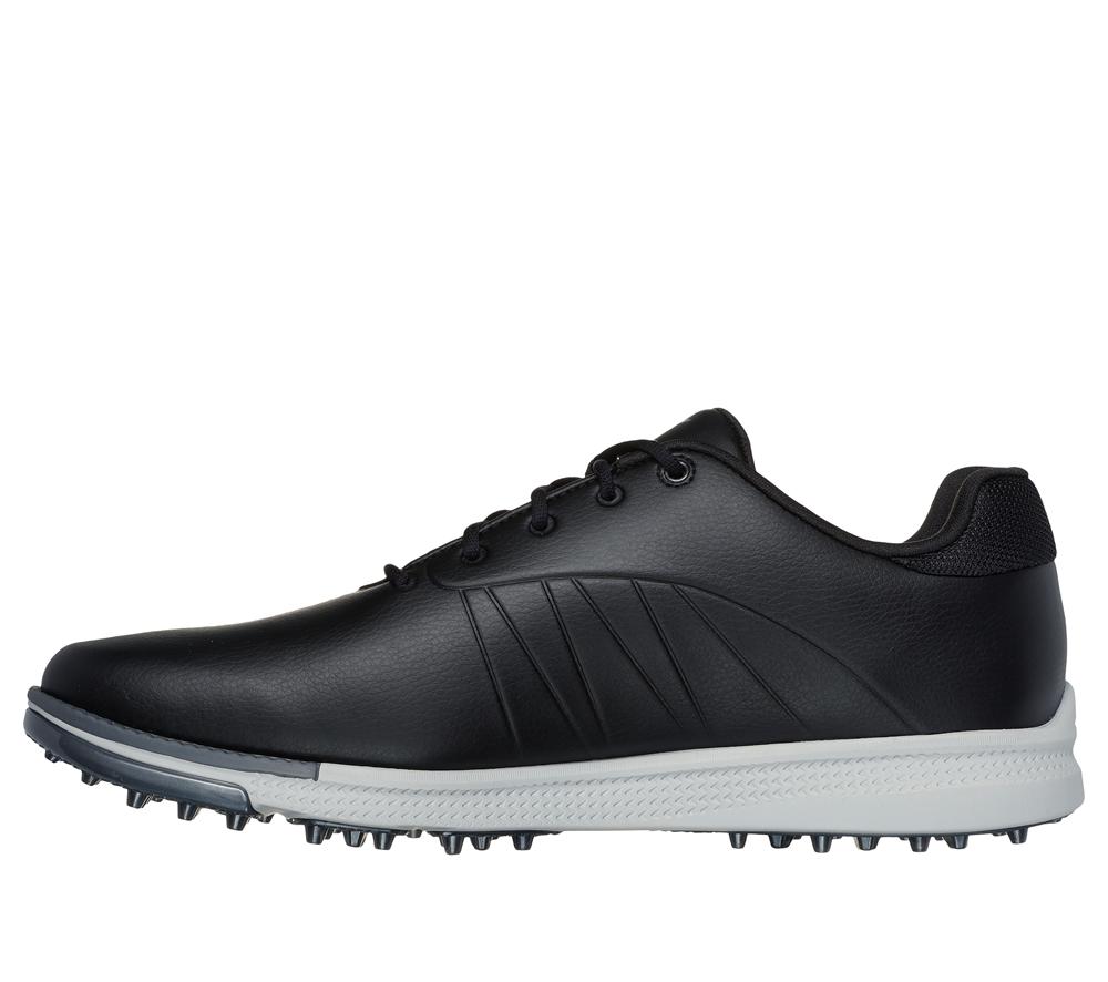 Men Skechers GO GOLF Tempo GF Sneakers Black / Grey  USA |  6915-XQBMT