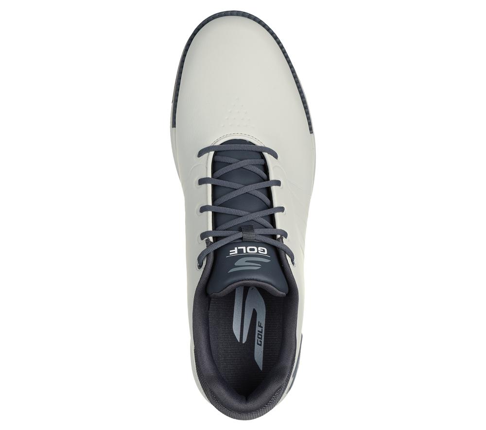 Men Skechers GO GOLF Tempo GF Sneakers Natural / Gray  USA |  3291-KGMUT